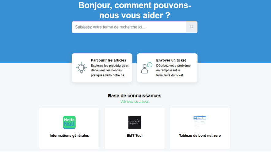 Supportportal Cité de l’énergie