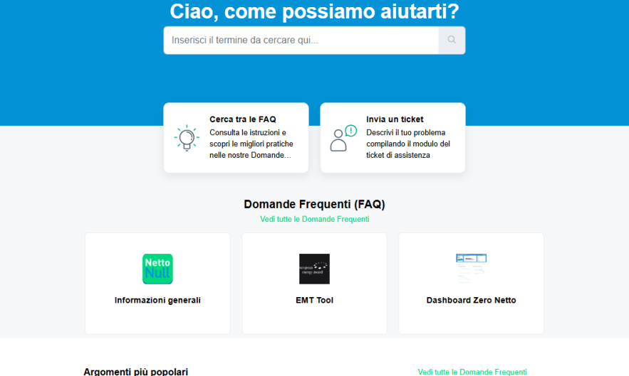 Supportportal Città dell’Energia