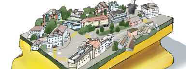 Schwammstadt-Programm St. Gallen:  Mehr Grün und Blau statt Grau 